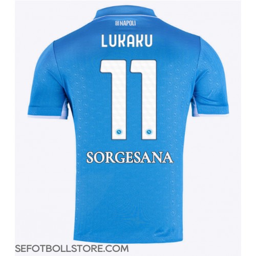 SSC Napoli Romelu Lukaku #11 Replika Hemmatröja 2024-25 Kortärmad